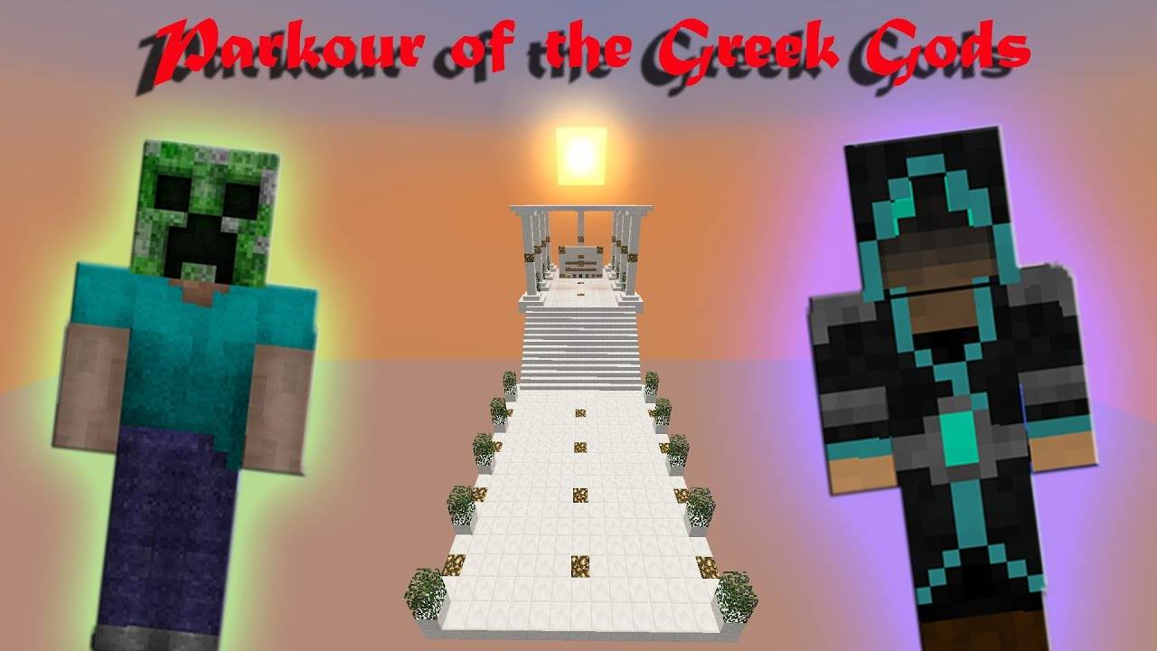 Необычный Паркур  Fast Parkour (Parkour Of The Greek Gods)