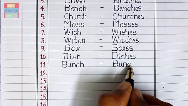20 Plurals with [-es] | Singular and Plurals | Irregular Plurals смотреть онлайн