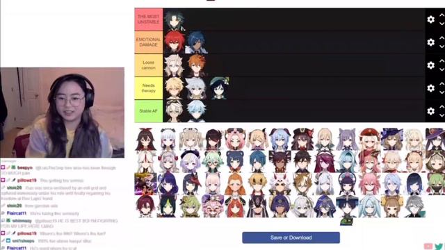 MOST UNSTABLE MALE GENSHIN CHARACTER TIER LIST смотреть онлайн