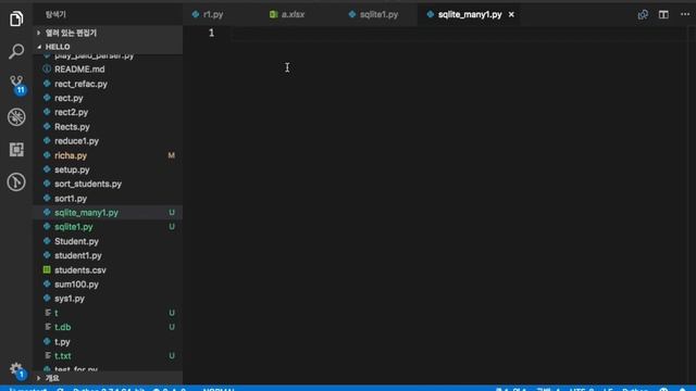 { sqlite, python } 파이썬 시작하기 #12 - 파이썬으로 DB 처리하기 смотреть онлайн