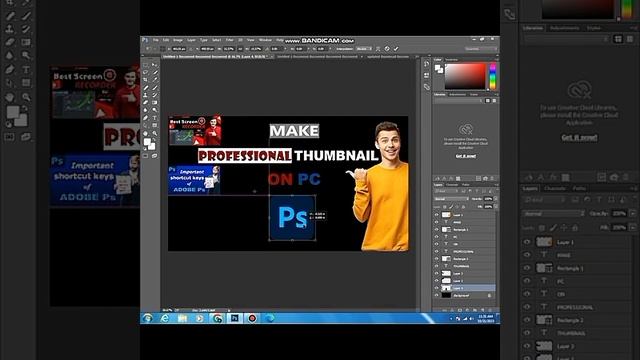 Make professional YouTube thumbnail in photoshop #professional #thumbnail смотреть онлайн