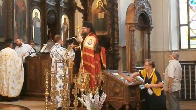 Вечерня с Молебен канон на Пресвета Богородица - 04.08.2015 смотреть онлайн