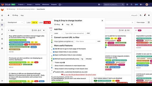 GitLab Board Better - 1.7.5 смотреть онлайн