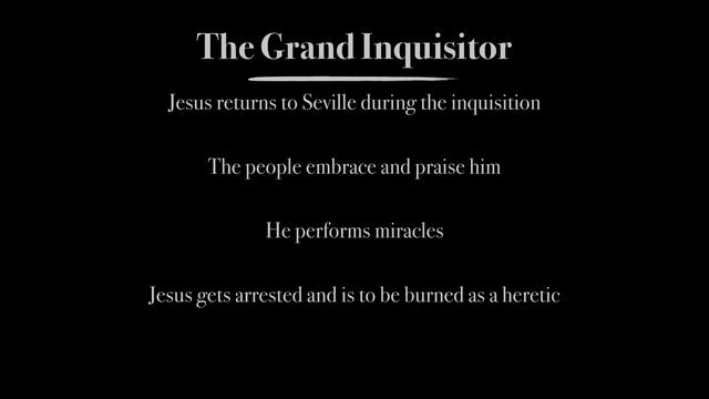 FYODOR DOSTOEVSKY | A story of many voices | The Grand Inquisitor / The Brothers Karamazov смотреть онлайн