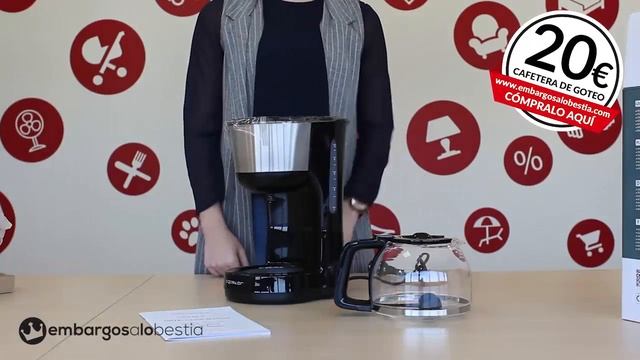 Cafetera goteo Aigostar 1,25L смотреть онлайн