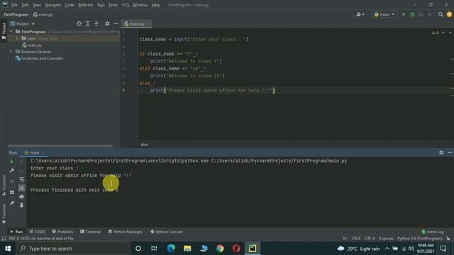 If Else Statement In Python With Example Program In Hindi смотреть онлайн