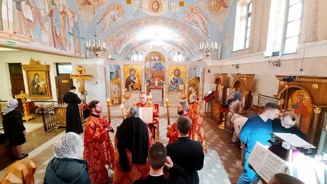 Вечернее богослужение в храме МинДА (13 мая 2023 года) смотреть онлайн