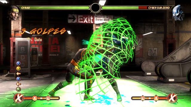 CYRAX HUMANO COMBO RESET TUTORIAL MK9 смотреть онлайн