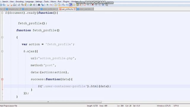 Instagram Tutorial Part-84: Users Profile HTML CSS AJAX PHP MYSQLI for android mobile, tablet, web. смотреть онлайн