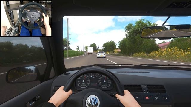 Rebuilding A Volkswagen Golf R32 - Forza Horizon 4 (Steering Wheel + Shifter) Gameplay смотреть онлайн