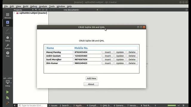 sqliteDbCrudQml #SQLite #CRUD #QML #Qt смотреть онлайн