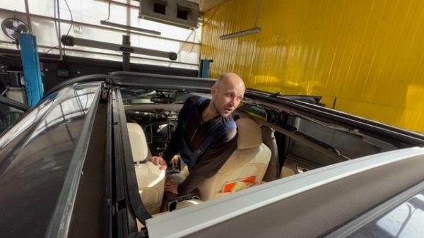 Porsche Cayenne: снятие потолка, разбор салона, диагностика электрики! Часть 1