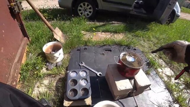 ЧЕРНОВАЯ ПЛАВКА СВИНЦА, ОЧИЩАЕМ СВИНЕЦ ОТ ПРИМЕСЕЙ, ЧИСТЫЙ ИСПОЛЬЗУЕМ для ТИГЕЛЯ смотреть онлайн