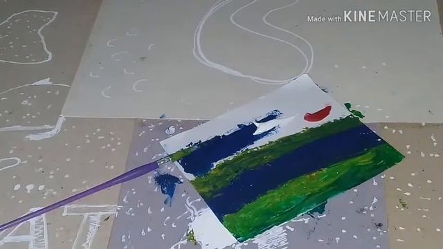 Как рисовать картинку природы смотреть онлайн