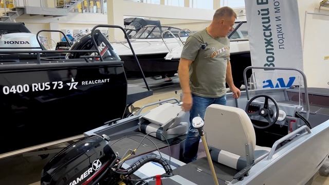 ОБЗОР ВОЛЖАНКА 42 / Нерегистрат с консолью / тюнинг лодки #нерегистрат , #лодкабезправ , #тюниглодк