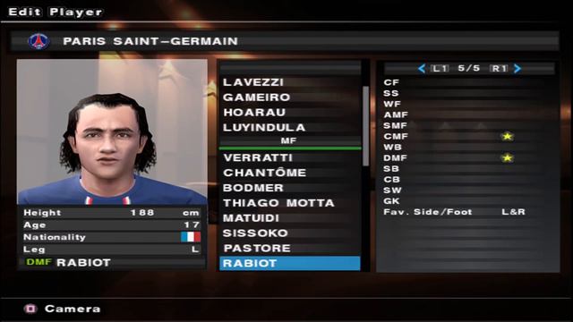 PES 2013 - PSG - Stats - PS2 смотреть онлайн