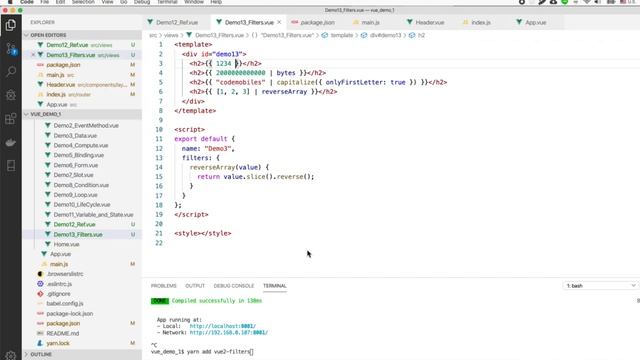 สอนเขียน VueJS #33 - Filter (Template Transformation) смотреть онлайн
