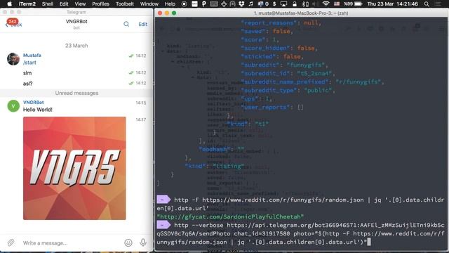 Telegram Bot API смотреть онлайн