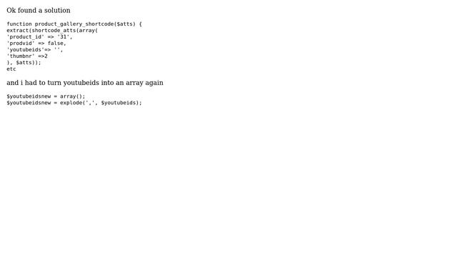 Wordpress: How can i put an array as variable in shortcode_atts? (4 Solutions!!) смотреть онлайн
