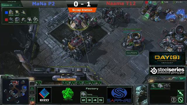 MaNa (P) vs Naama (T) Game 2 Grand Finals - DreamHack SteelSeries Starcraft 2 Tournament смотреть онлайн
