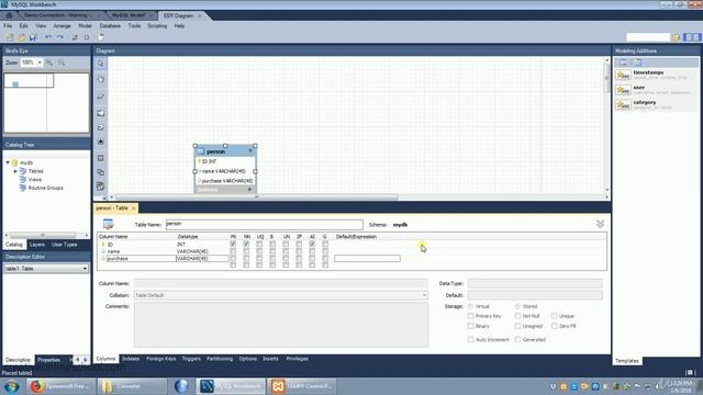 Complete bootcamp with MYSQL PHP & PYTHON #8 Creating Database & Table through MySQL Workbench смотреть онлайн
