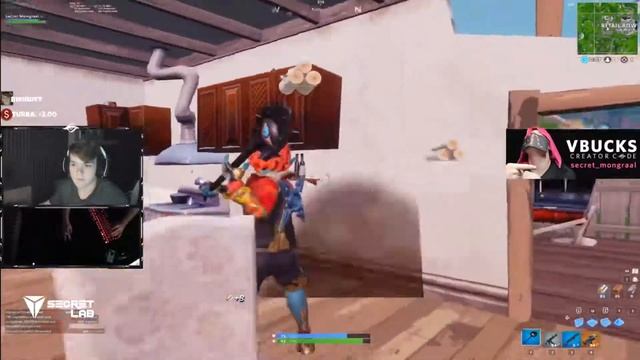 STREAMERS REACTS TO *NEW* SLICK EMOTE & INFRANTY RIFLE - FORTNITE MOMENTS смотреть онлайн