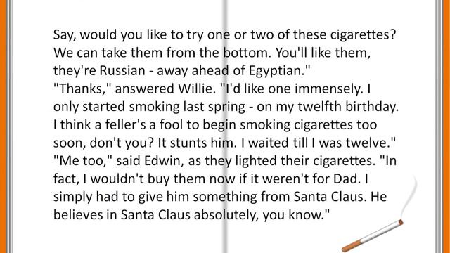 Listen and read: The errors of Santa Claus смотреть онлайн