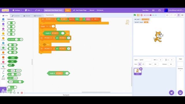 How To Make An Online Cloud Chat Room (Improved) on Scratch - Tutorial смотреть онлайн