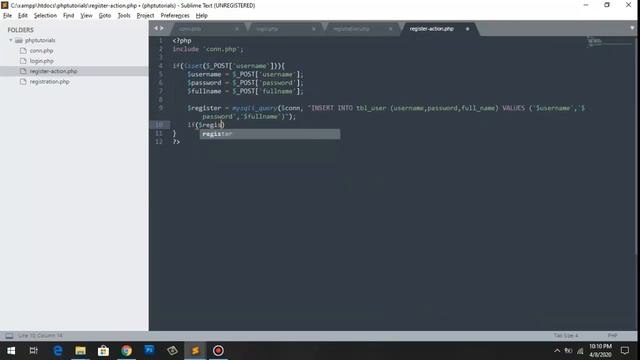 PHP Part 1 Simple Login & Register System using MYSQL and PHP смотреть онлайн