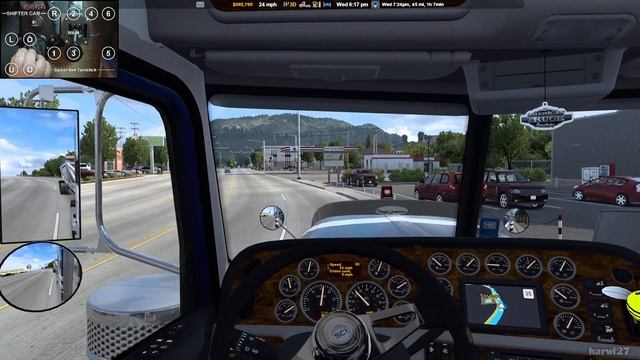 ATS | 025 | Twin stick setup with shifter cam | Driving the Million Dollar Highway | Peterbilt 389 смотреть онлайн