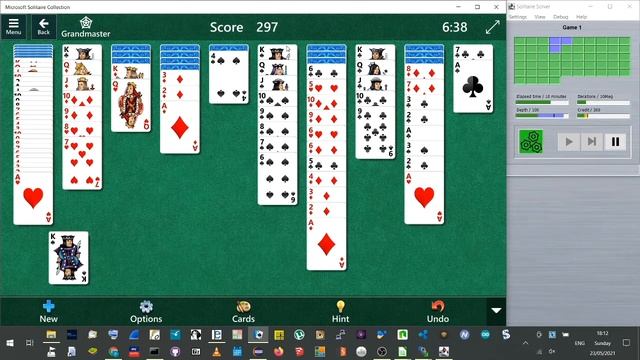Solvitaire the Solitaire solver playing Spider смотреть онлайн