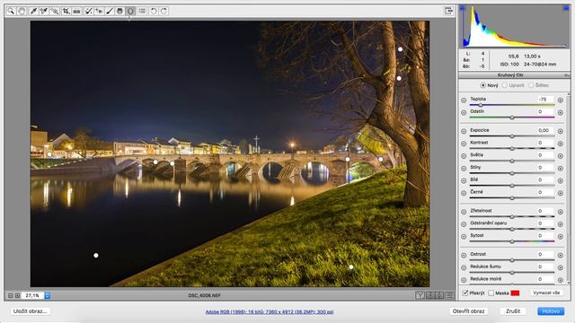 Jak upravit noční fotku v RAW a přidat hvězdy - Seriál Adobe Photoshop: 10 díl смотреть онлайн