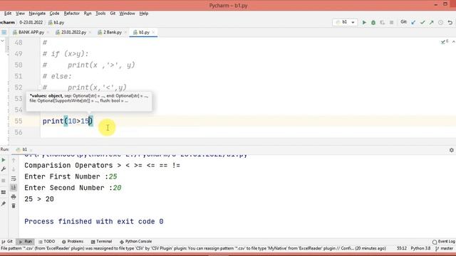 Comparison Operators | Python | onlinepython смотреть онлайн