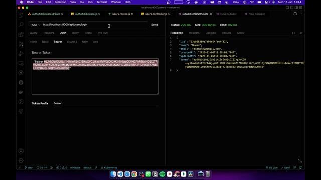 How to protect routes using a middleware | Node JS & Express JS смотреть онлайн