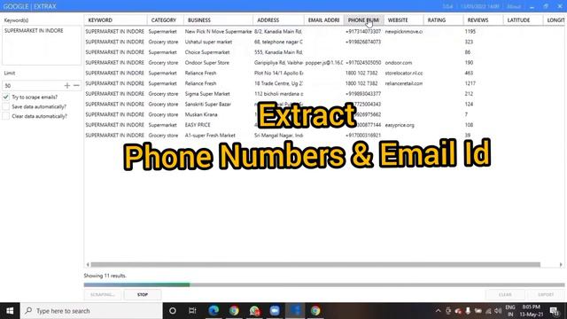 Google Business Data Extractor 2021 | How to Extract Data from Google Maps | Google Maps Data Scrap смотреть онлайн