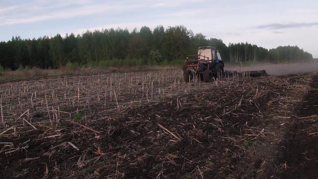 Самодельный лущильник дисковый для МТЗ смотреть онлайн