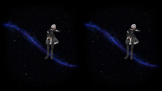 【VR180】2B NieR：Automata（ニーア オートマタ） [A]ddiction 【VRMMD】