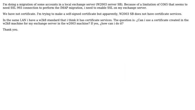 DevOps & SysAdmins: Create a self-signed certificate to exchange SSL in W2003 SB смотреть онлайн