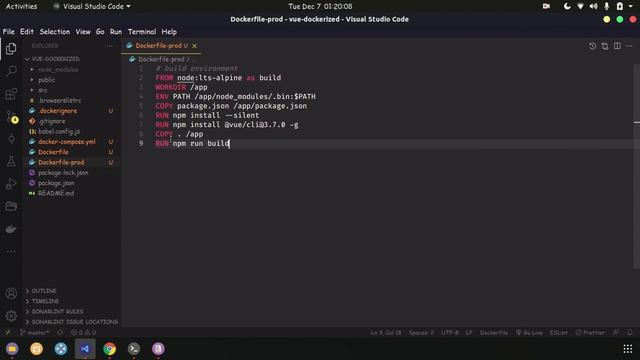 Dockerize Vue Application P-5 смотреть онлайн