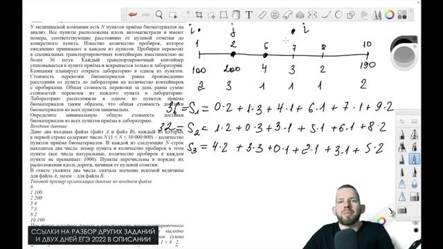 ЕГЭ ДЕМО 2023 Информатика | Задание 27 смотреть онлайн