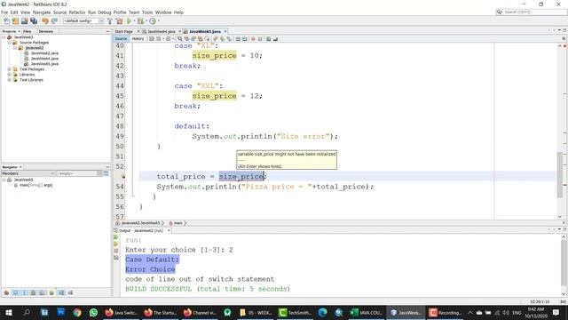 Java Week 05-2 Java Switch Statement Example 1 смотреть онлайн