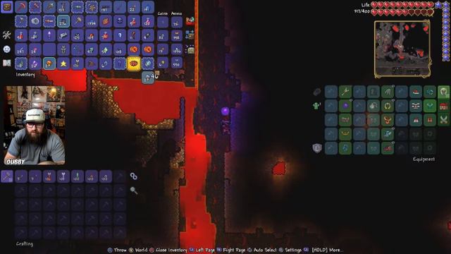 Lets head back down again... super... #terraria #playthrough смотреть онлайн