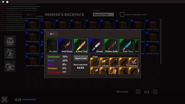 Roblox KAT Unboxing 70 Crates, Was it worth it? смотреть онлайн