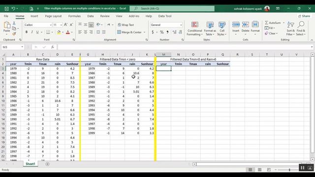 How to Use Filter Function Multiple Columns on Multiple Conditions in Excel смотреть онлайн