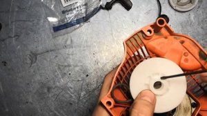 Стартер husqvarna 450 (Хускварна 450) ремонт, стартер не сматывает