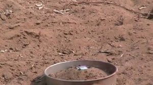 Эксперимент. Горение калия на воздухе