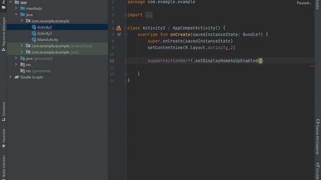 How to put/add a back button on your action bar in an activity in android studio(kotlin) смотреть онлайн