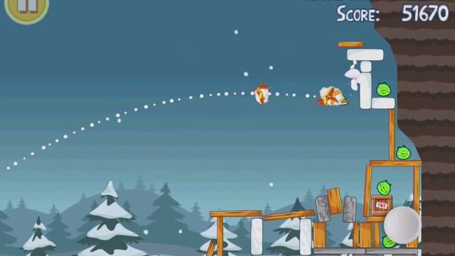 Angry Birds Seasons Greedings 1-8 Xmas 3 star Walkthrough смотреть онлайн