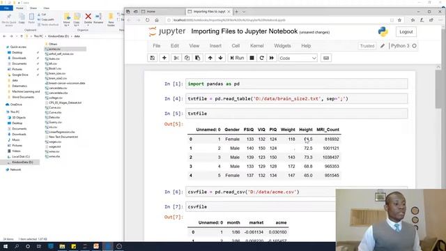 How to Import Different File Formats in Python (Jupyter Notebook + pandas) смотреть онлайн