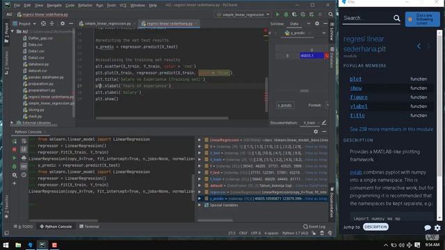#7 Simple Linear Regression using Python: Visualizing and Summaries Statistical model смотреть онлайн